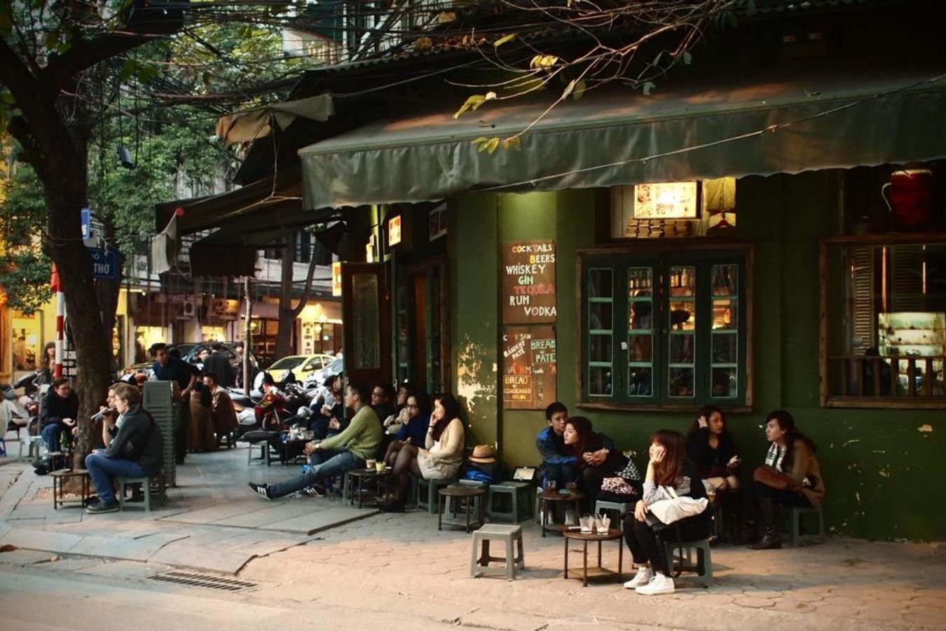 Sidewalk Coffee Culture In Vietnam 