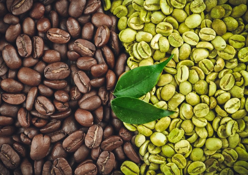 find green coffee beans