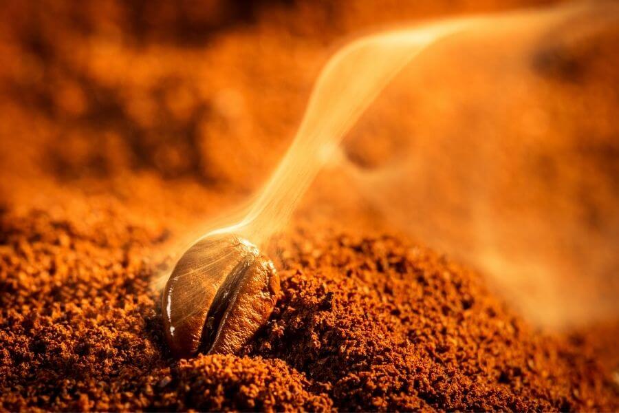 WHERE DOES THE AROMA OF COFFEE COME FROM