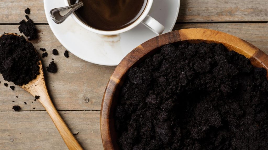 What are old coffee grounds